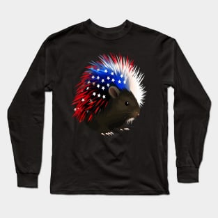 Patriotic Porcupine Long Sleeve T-Shirt